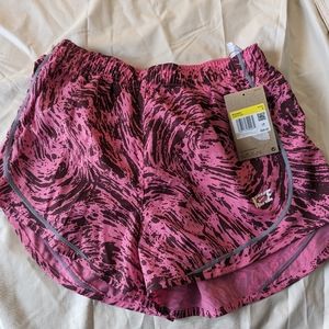 Women's Nike Dri-Fit Running Shorts, Size:Small, pink and black, NWT